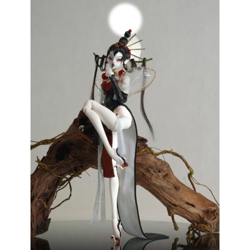 Crimson Moon Human Snake Doll Limited【coral Reef】bjd Msd 1 4 Size Girl Doll